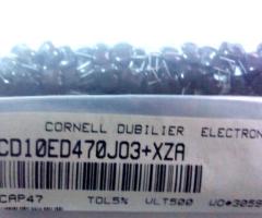 Silver Mica 470pF 5% CDM Cornell Dubilier USA 520din